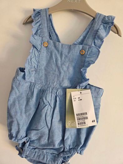 4-6m, With Tags H&M Baby Summer Romper
