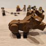 Lego Vintage Harry Potter Figures and Fluffy Image 3