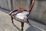Victorian mahogany chair, restoration project