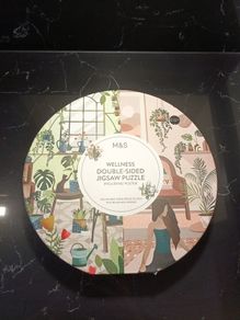 Double sided jigsaw with poster