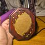 Vintage HL British Registered Design Ornate Octagon Picture Frame Image 2