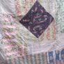 vintage scrap quilt, antique quilt, Rag quilt Image 5
