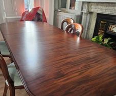 Mahogany Table and 8 Chairs