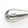 925 Vintage Sterling Silver Teardrop Earrings Image 5