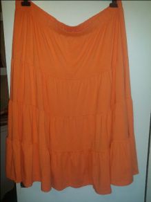 Brand new Plus size orange maxi skirt by MiaModa size UK28 EUR EUR58/60 Postage included