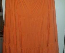 Brand new Plus size orange maxi skirt by MiaModa size UK28 EUR EUR58/60 Postage included