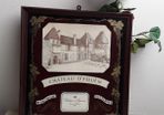 Vintage French wine makers Chateau dyquem painting
