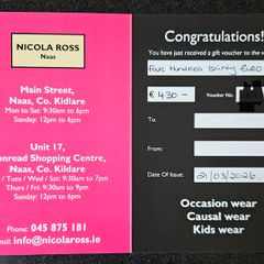 Nicola Ross Gift Voucher