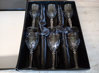 Killarney crystal  6pce Wine Glass Set