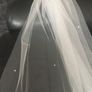 Cathedral Length Crystal Veil With Comb Image 7