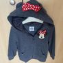 Next Minnie Mouse hoodie 2/3 years Image 4