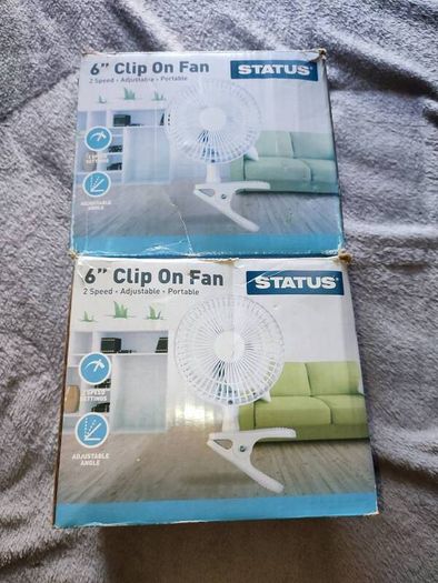 Clip On Fans Bundle (3 pcs) can sell separately