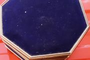 velvet octagonal music box