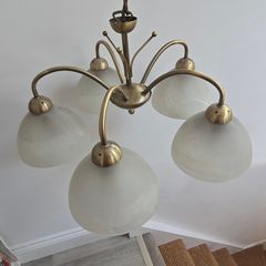 Ceiling light fixture.