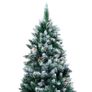 Artificial Christmas Tree with Pine Cones and White Snow 240 cm Image 4