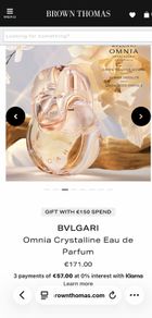 BULGARI Omnia Crystalline 100ml parfum