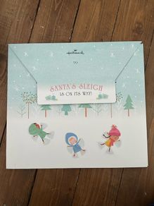 Brand new cardboard Santa's Sleigh - Hallmark giant Christmas play card