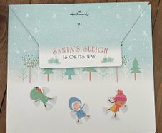 Brand new cardboard Santa's Sleigh - Hallmark giant Christmas play card