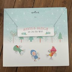 Brand new cardboard Santa's Sleigh - Hallmark giant Christmas play card