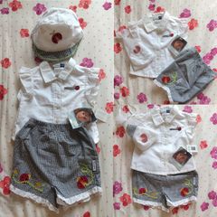 Designer 3 Piece Baby Outfit, NEW WITH TAGS