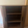 EZ Living Smoked Oak Tambour Door Cabinet - Nola Image 3