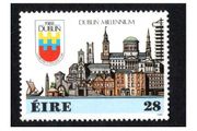 1988 Ireland Dublin Millennium Commemorative Stamp Mint Never Hinged (MNH)