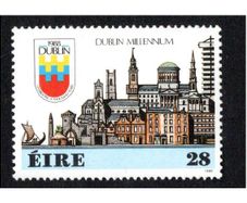 1988 Ireland Dublin Millennium Commemorative Stamp Mint Never Hinged (MNH)