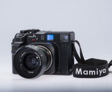 Mamiya 7II Body and F4 65mm lens.