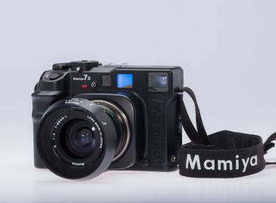 Mamiya 7II Body and F4 65mm lens.