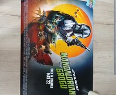 Mandalorian And Grogu   Cinema Quad Poster