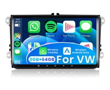 2+64g 9'' 2din Car Stereo For Vw Magotan Golf Passat Tiguan Caddy Multimedia Player Carplay Android Auto Wifi Gps Fm Rds Bt Car Audio