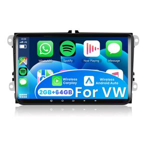 2+64g 9'' 2din Car Stereo For Vw Magotan Golf Passat Tiguan Caddy Multimedia Player Carplay Android Auto Wifi Gps Fm Rds Bt Car Audio