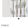 Fable Simone Oxford Grey Lined Curtains measuring 66x72. Image 3