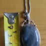 Beautiful Natural large labradorite pendant sterling silver with chain Image 9