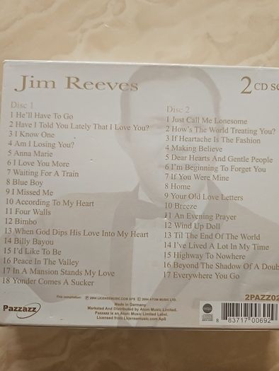 Jim Reeves 2CD Boxset  - Waiting For A Train
