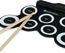 Electronic Drum Mat Portable Roll Up Digital Music Pad Instrument for Beginners and Children  Learn to Play and Record your Own Beats Digital Snare Tom Crash Ride Pedal Sticks