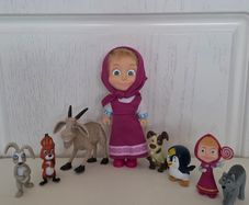 Masha and the Bear toy set