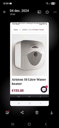 under sink water heater