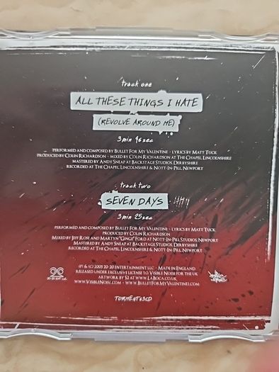 Bullet For My Valentine CD - All These Things I Hate