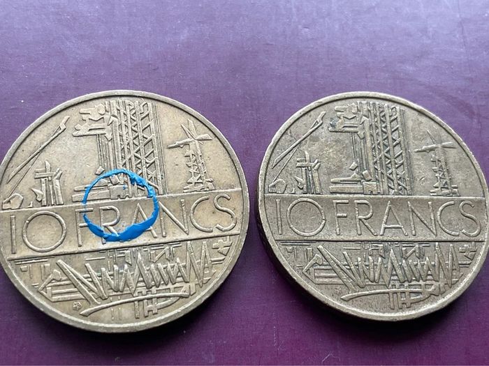 1978 and 1979 10 francs