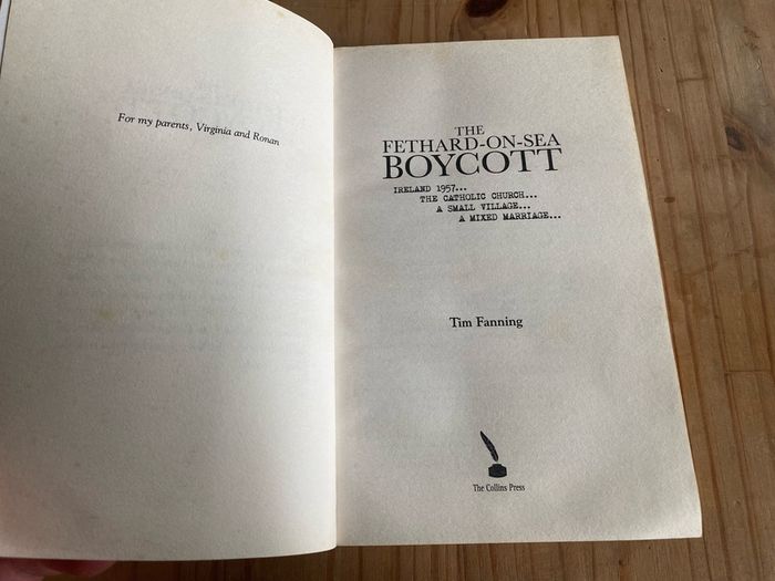The Fethard-On-Sea Boycott by Tim Fanning Book