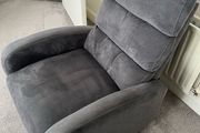 Grey Fabric Recliner  Chair
