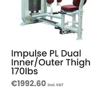 Inner and outer thigh machine