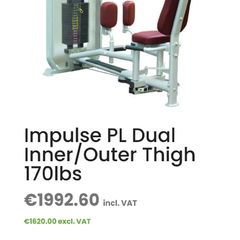 Inner and outer thigh machine