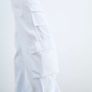 SALE Fab Zara Mid Rise White Multi Pocket Wide Leg Cargo Trousers  Size 42 UK 14 Image 4