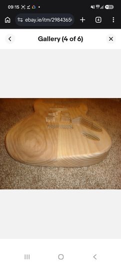 Musicraft Ash Strat body