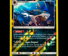 Sharpedo 82/149 Reverse Holo Rare Trainer Sun and Moon Base Set Pokemon Cards