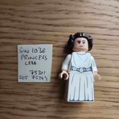 lego sw1036 princess leia, set star wars 75301, 75244