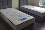 Single bed with mattress brand new available in many colors
