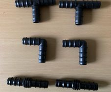 Hose joint T connector 16 / 22